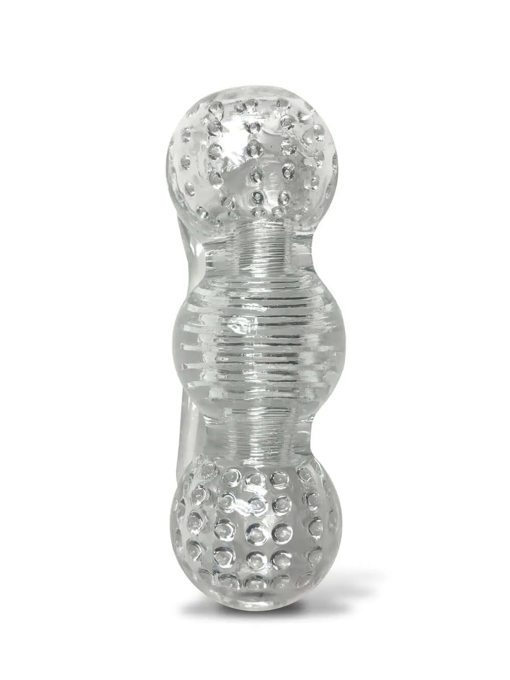 The 9's Clear Stroke - Transparent Threeway Masturbator for Intense Stimulation