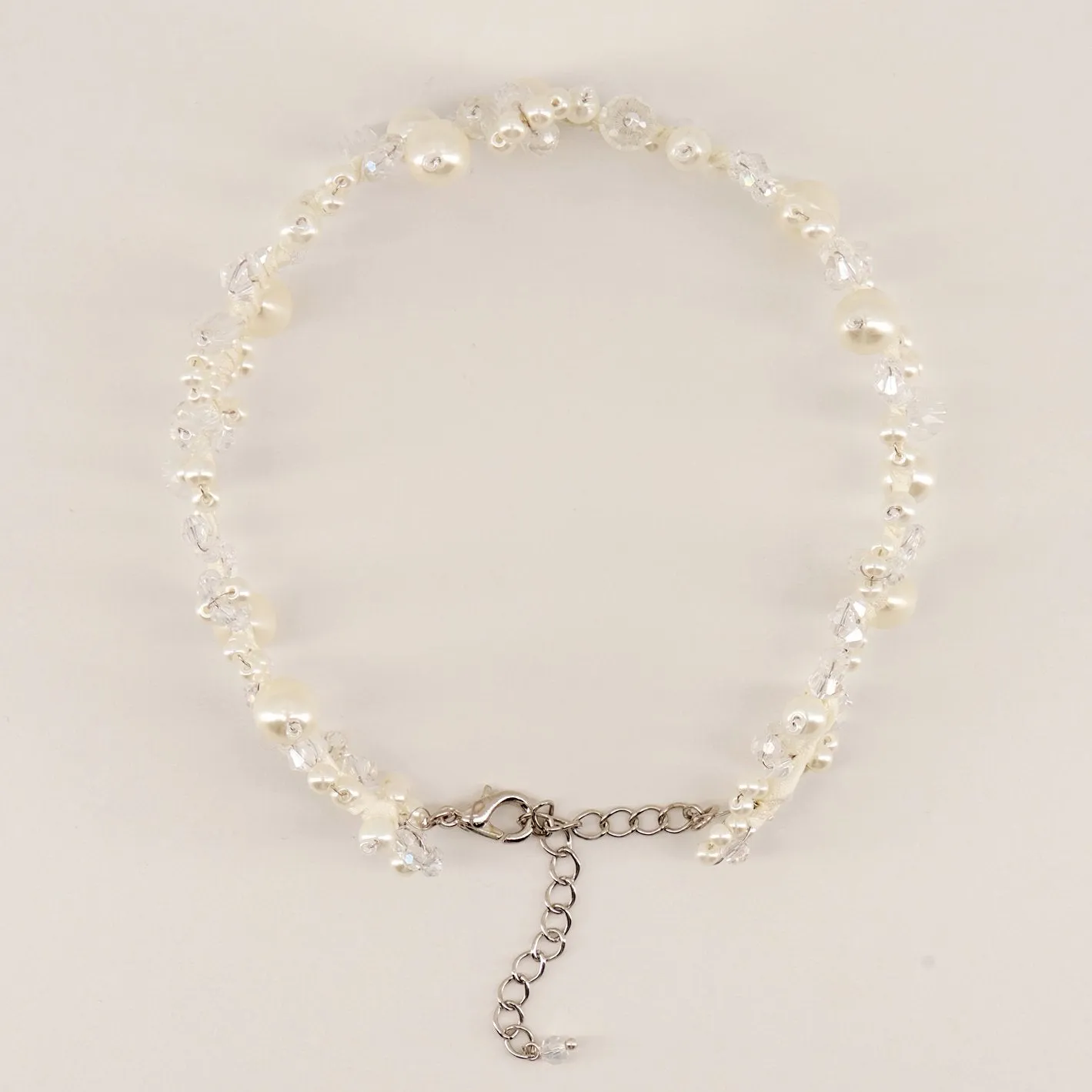 The Ashling Crystal and Pearl Designer Necklace
