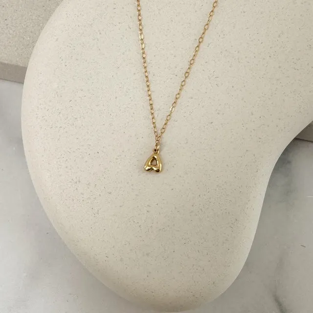 The Cloud Puff Initial Necklace