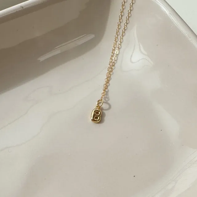 The Cloud Puff Initial Necklace