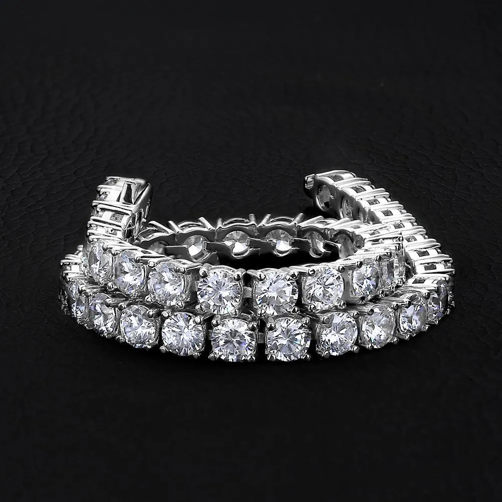 THE ICY SUMMER® - 4mm 925 Sterling Silver Tennis Chain Necklace