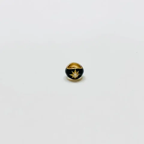 Theodosia Black Enamel Bead Charm