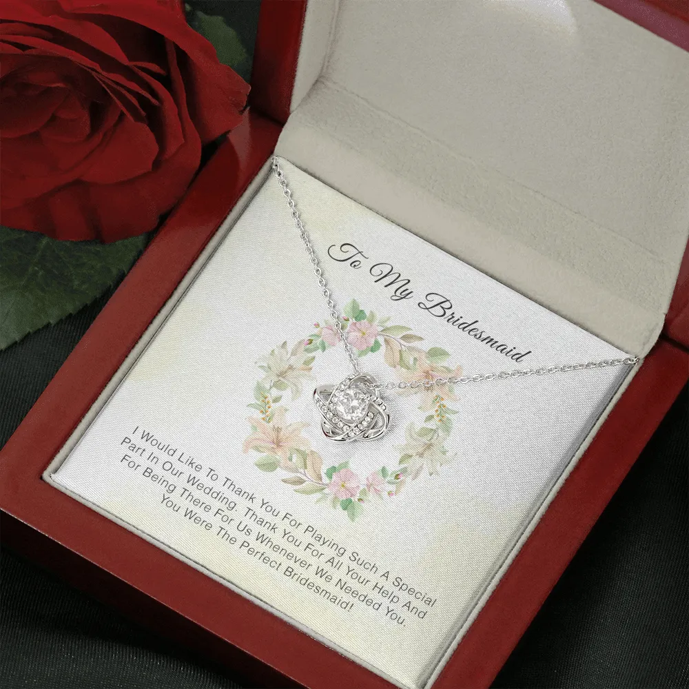 To My Bridesmaid - Thank You
