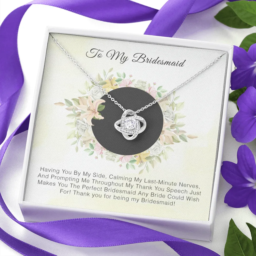 To My Bridesmaid - Thank You