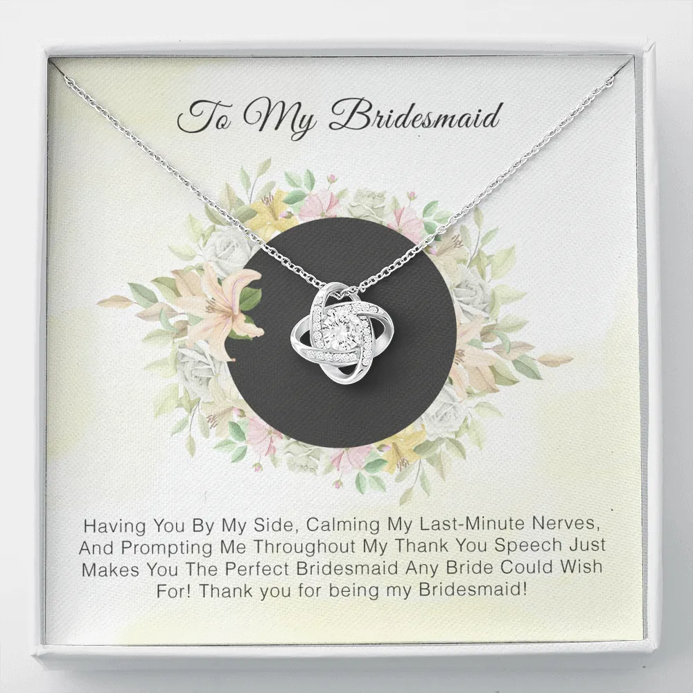 To My Bridesmaid - Thank You