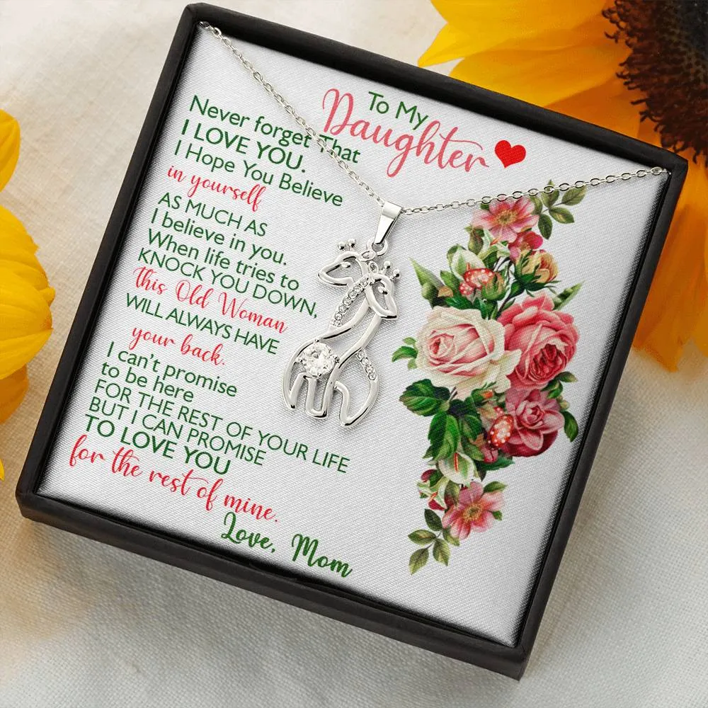 To My Daughter - Never Forget Necklace