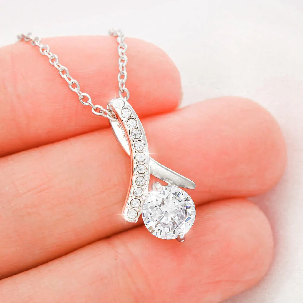 To My Wife - Best Decision Ever - Necklace - ABNWifeM24