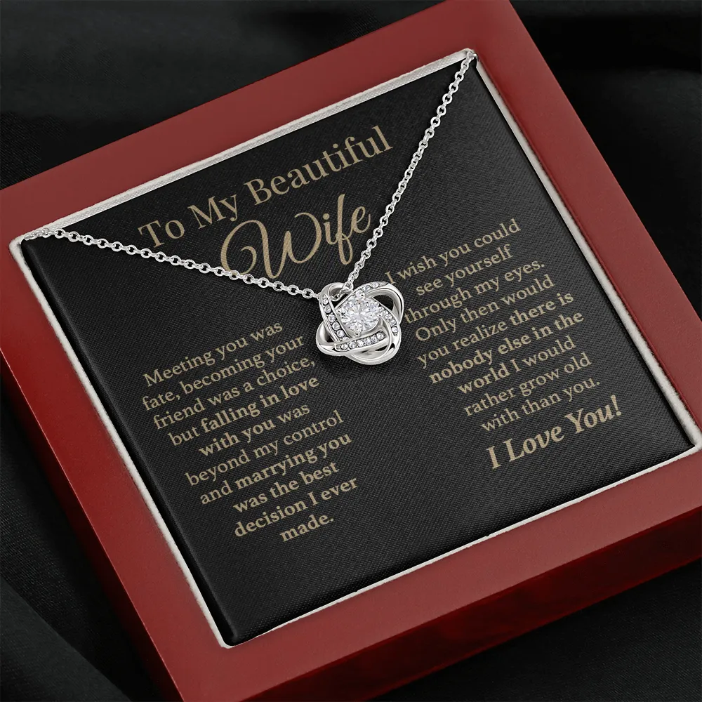 To My Wife Forever Love Necklace