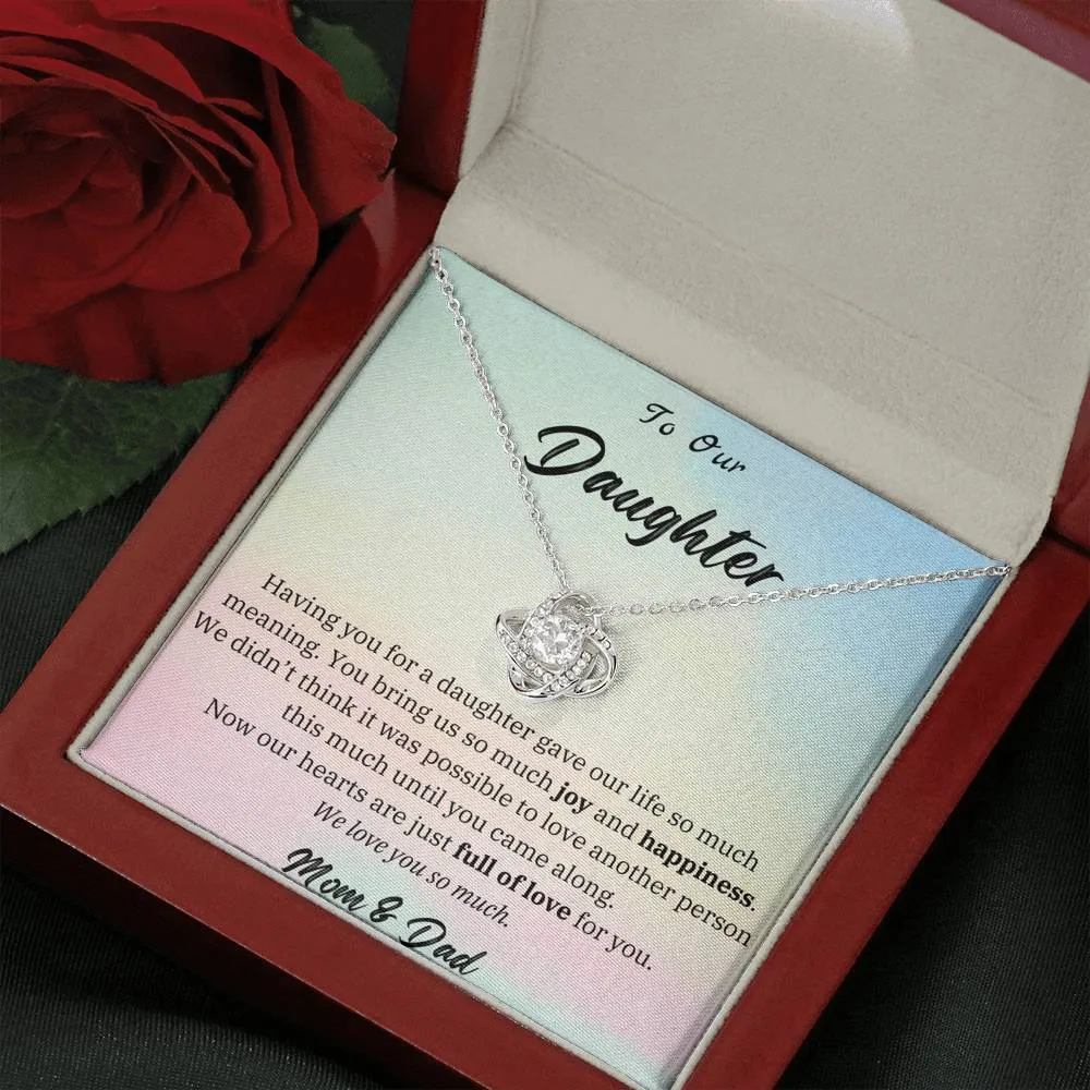 To Our Daughter from Parents Necklace