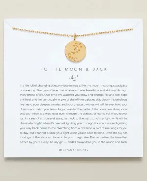 To The Moon & Back Necklace Gold
