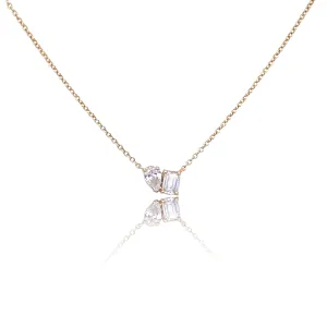 Toi et Moi Diamond Necklace