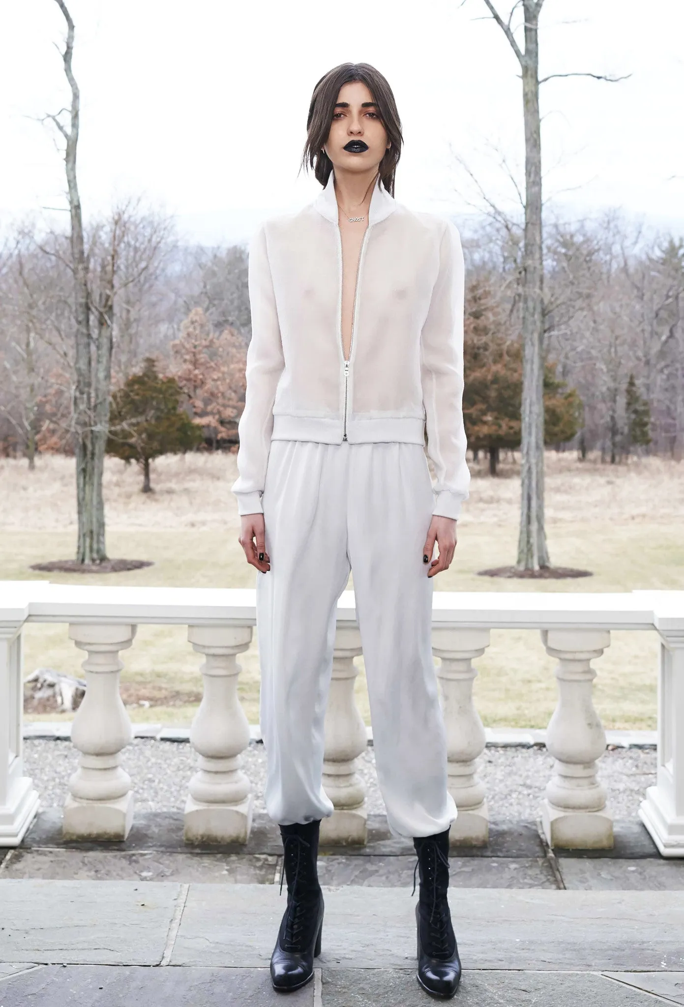 Transparent Club Jacket & Ruche Pants