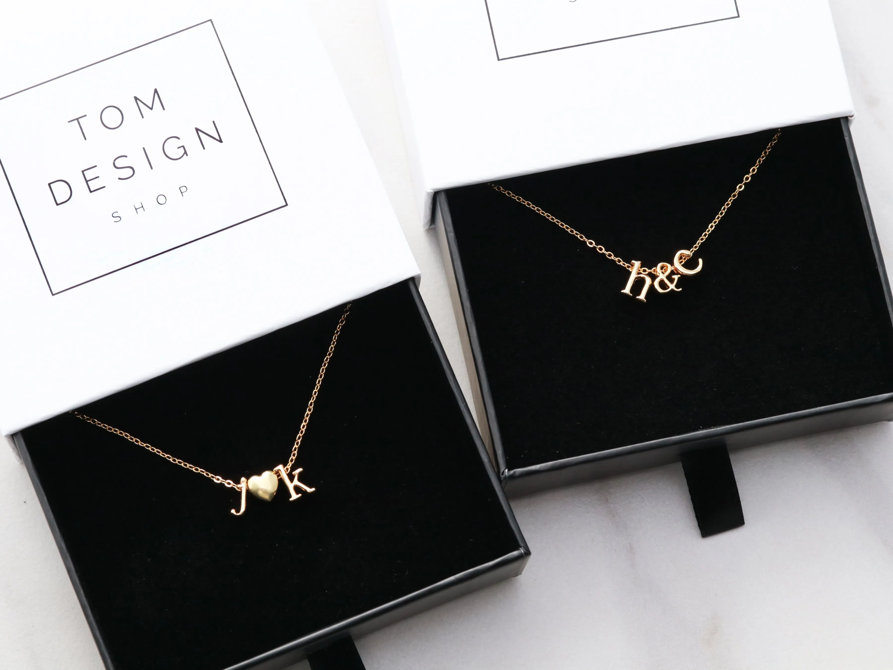Triple Charm Lowercase Necklace