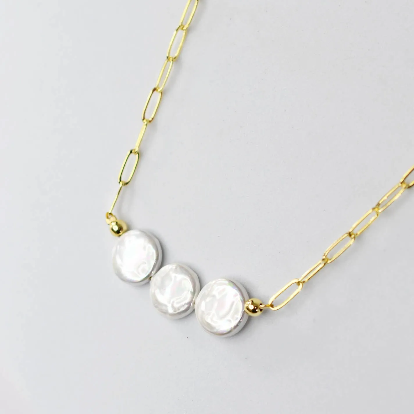 Triple Pearl Necklace