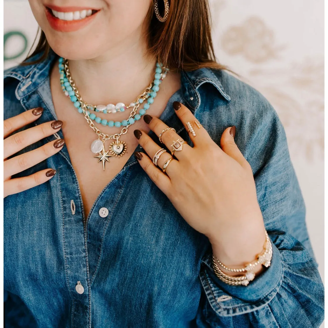 Triple Pearl Necklace