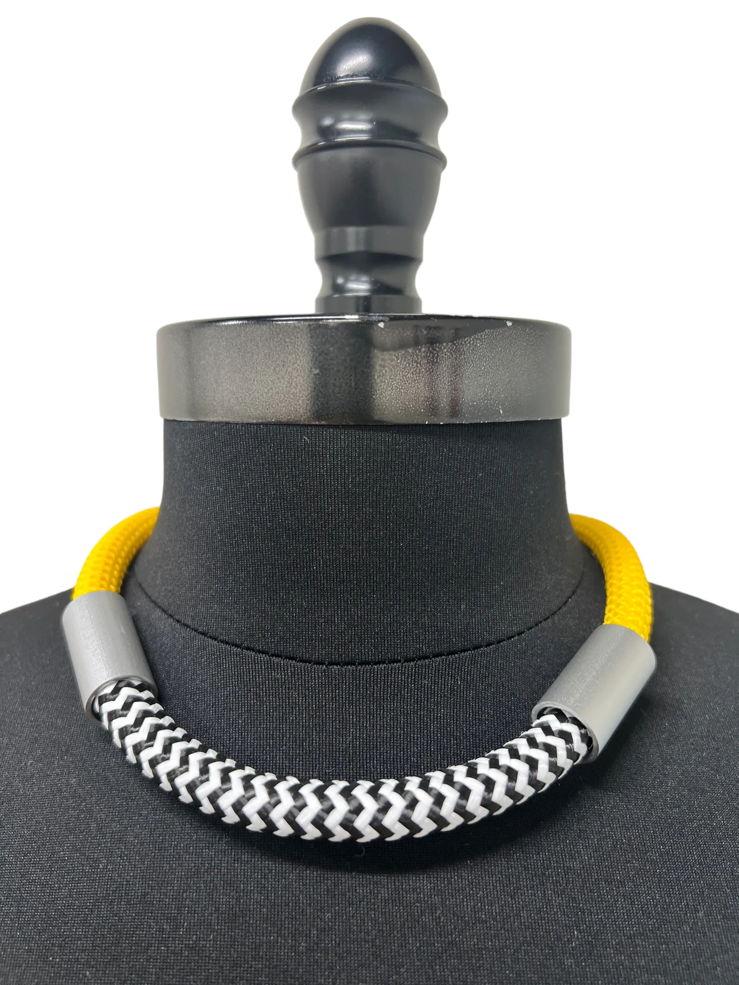 Tube Necklace in Yellow