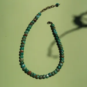 TURQUOISE COIN NECKLACE