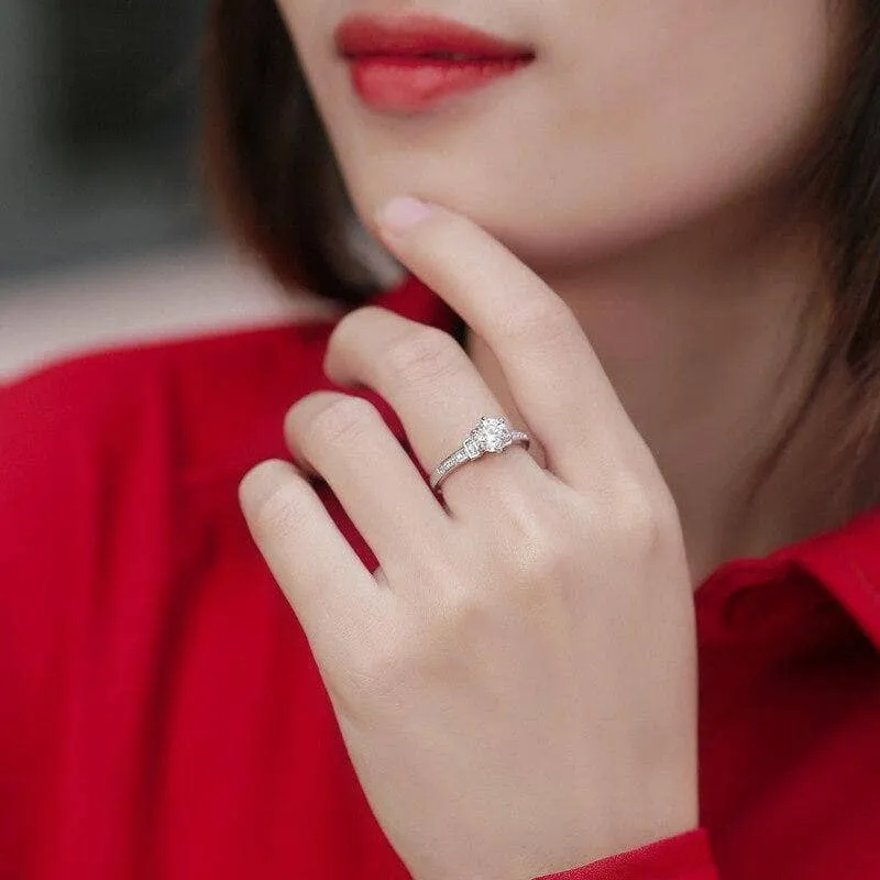 Twinkle Stone 1.0Ct VVS1 Diamond Engagement Ring