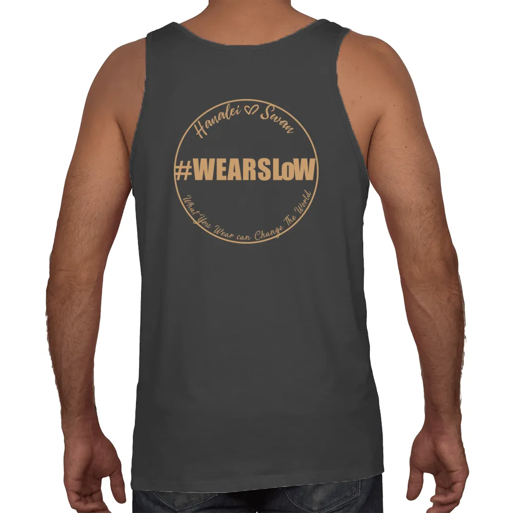 Unisex HS Bamboo Cotton Tank (White)