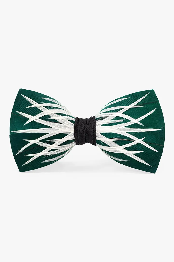 VAGABOND FEATHER BOW TIE