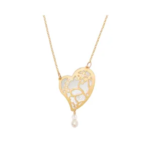 Valena Necklace in Gold Silver