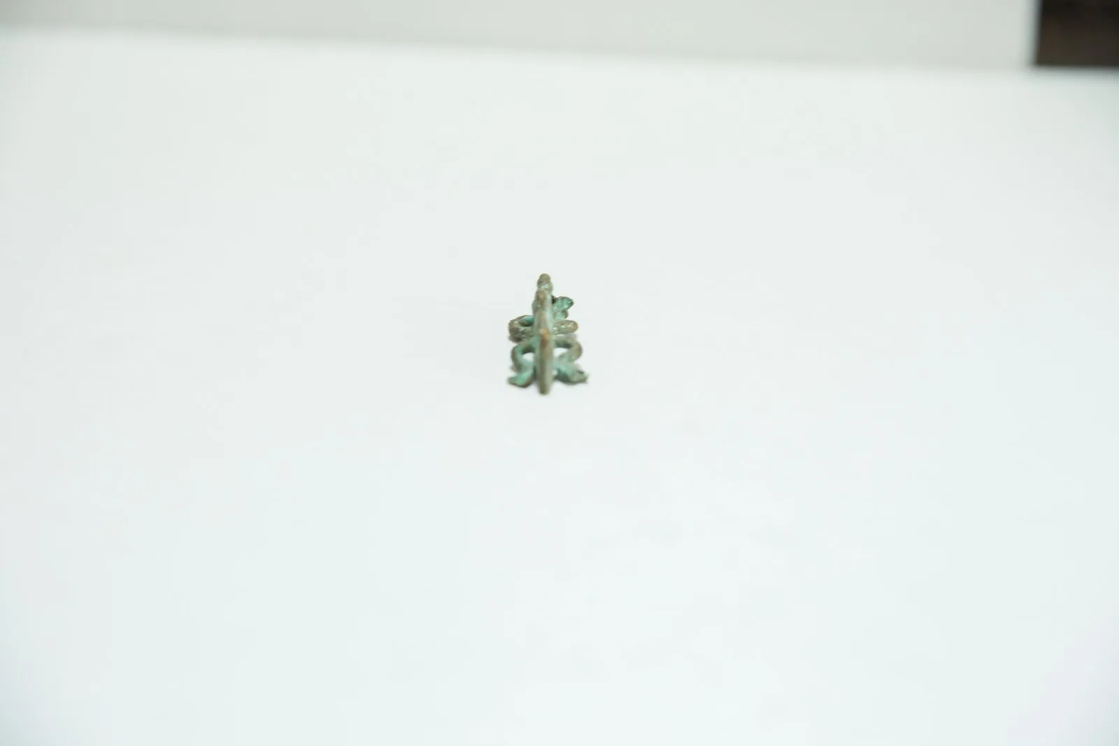 Vintage African Bronze Chameleon Charm
