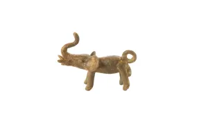 Vintage African Bronze Elephant Pendant