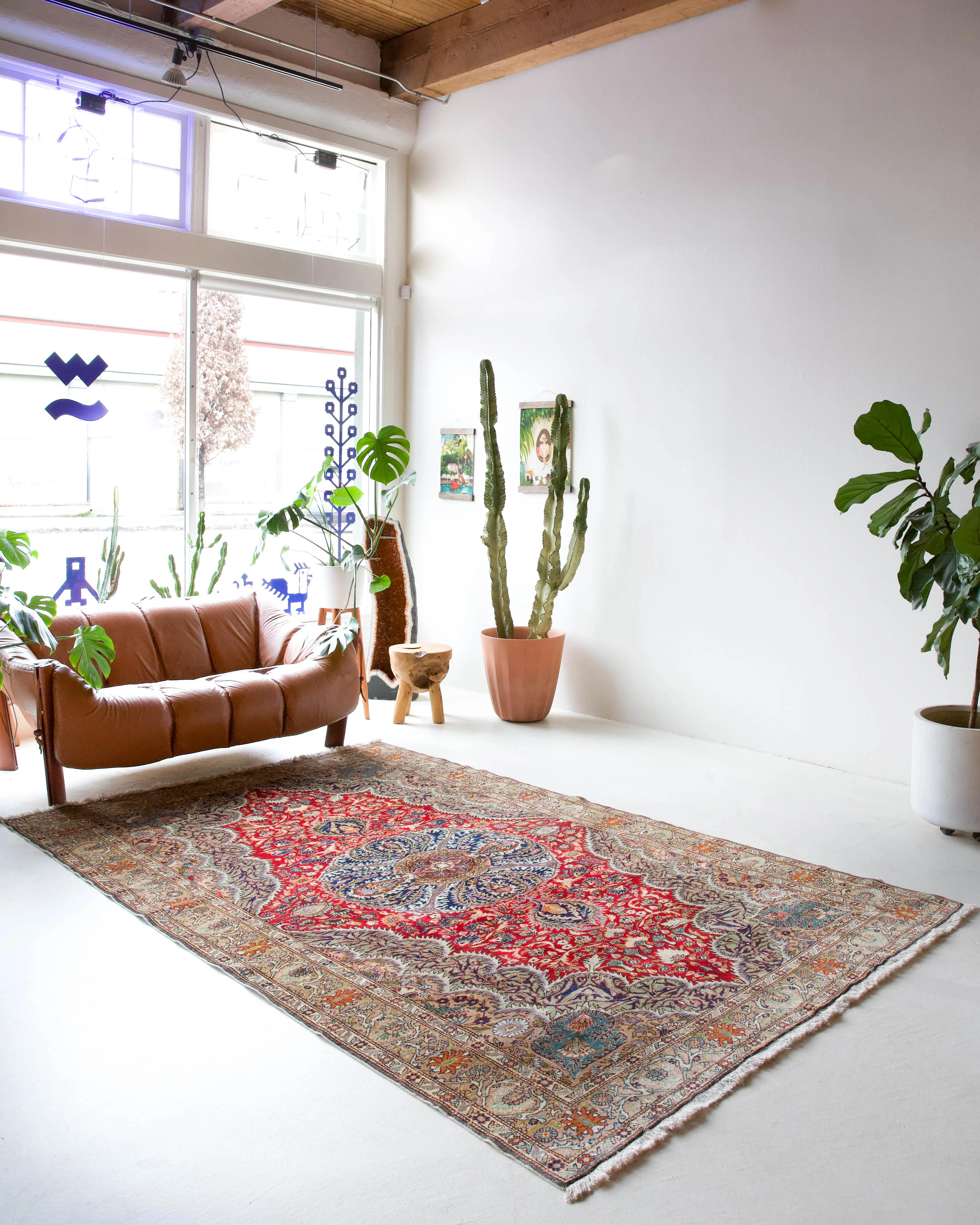 Vintage Kayseri Rug 6'6" x 9'10"