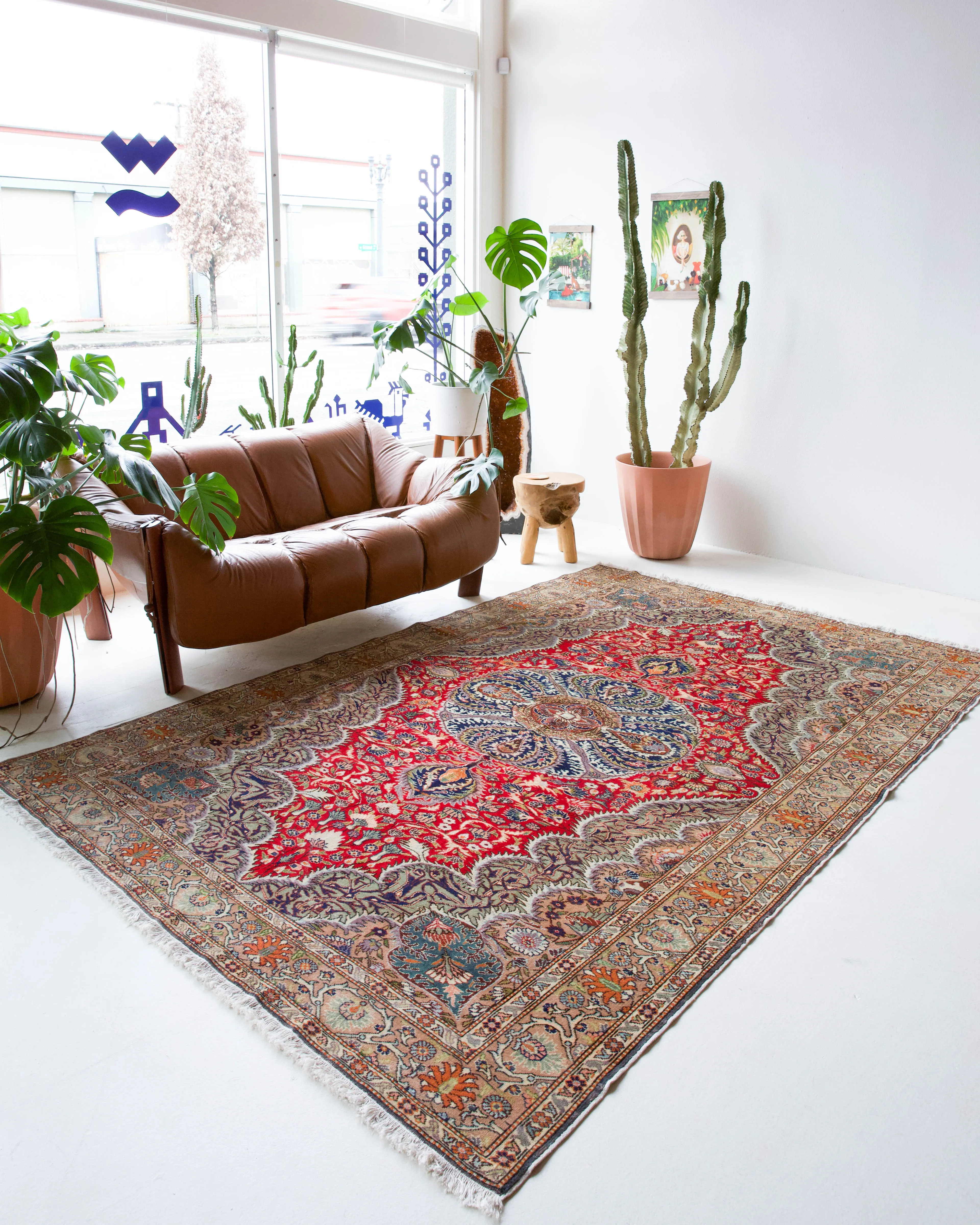 Vintage Kayseri Rug 6'6" x 9'10"