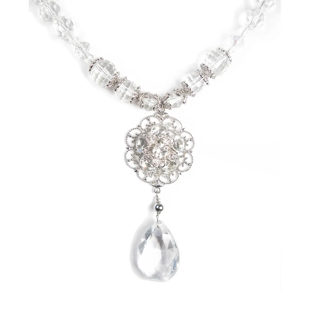 Vintage Pendant Drop Necklace