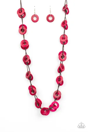 Waikiki Winds - Pink Necklace