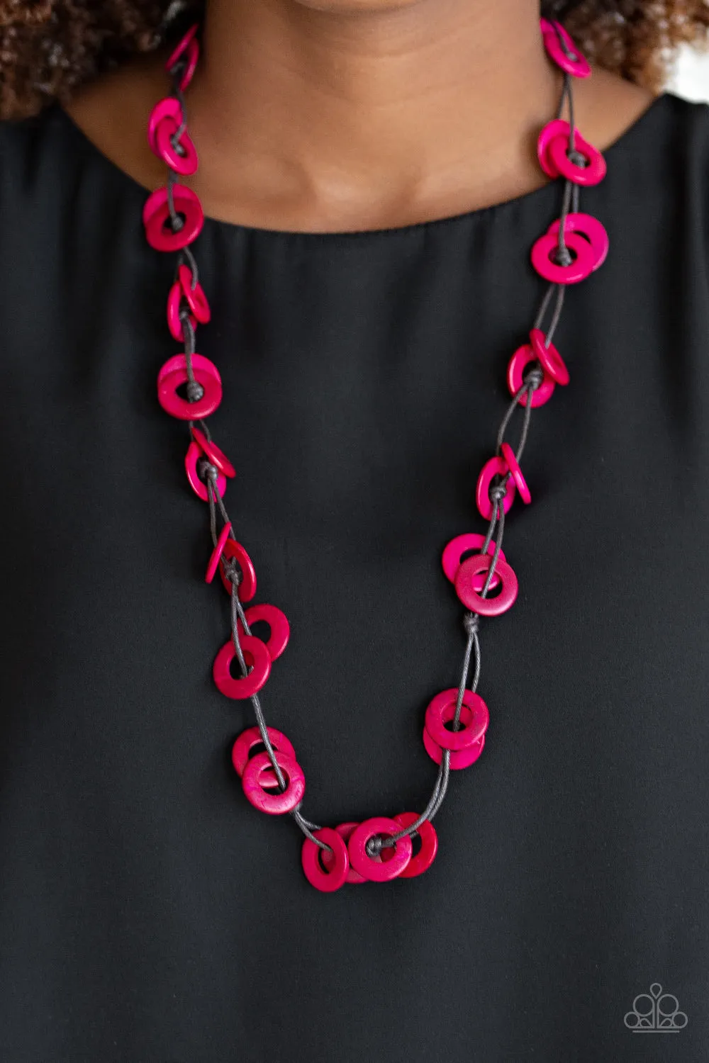 Waikiki Winds - Pink Necklace