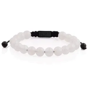 White Jade Bead Bracelet