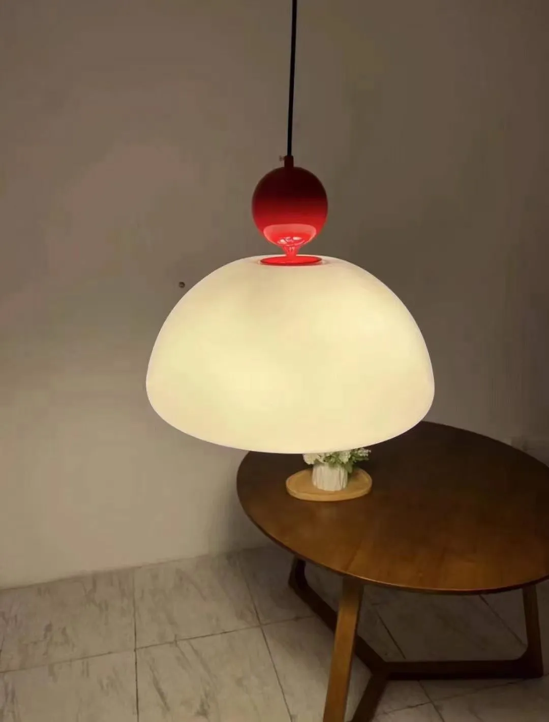 White Jade Glass Pendant Lamp