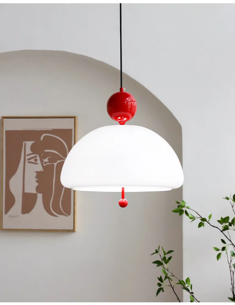 White Jade Glass Pendant Lamp