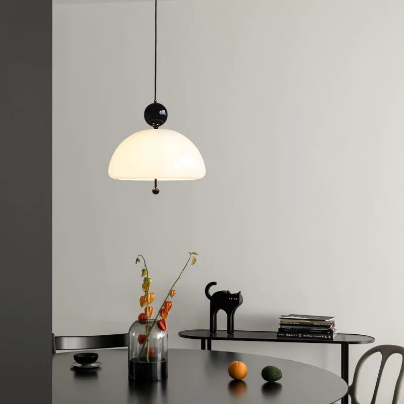 White Jade Glass Pendant Lamp