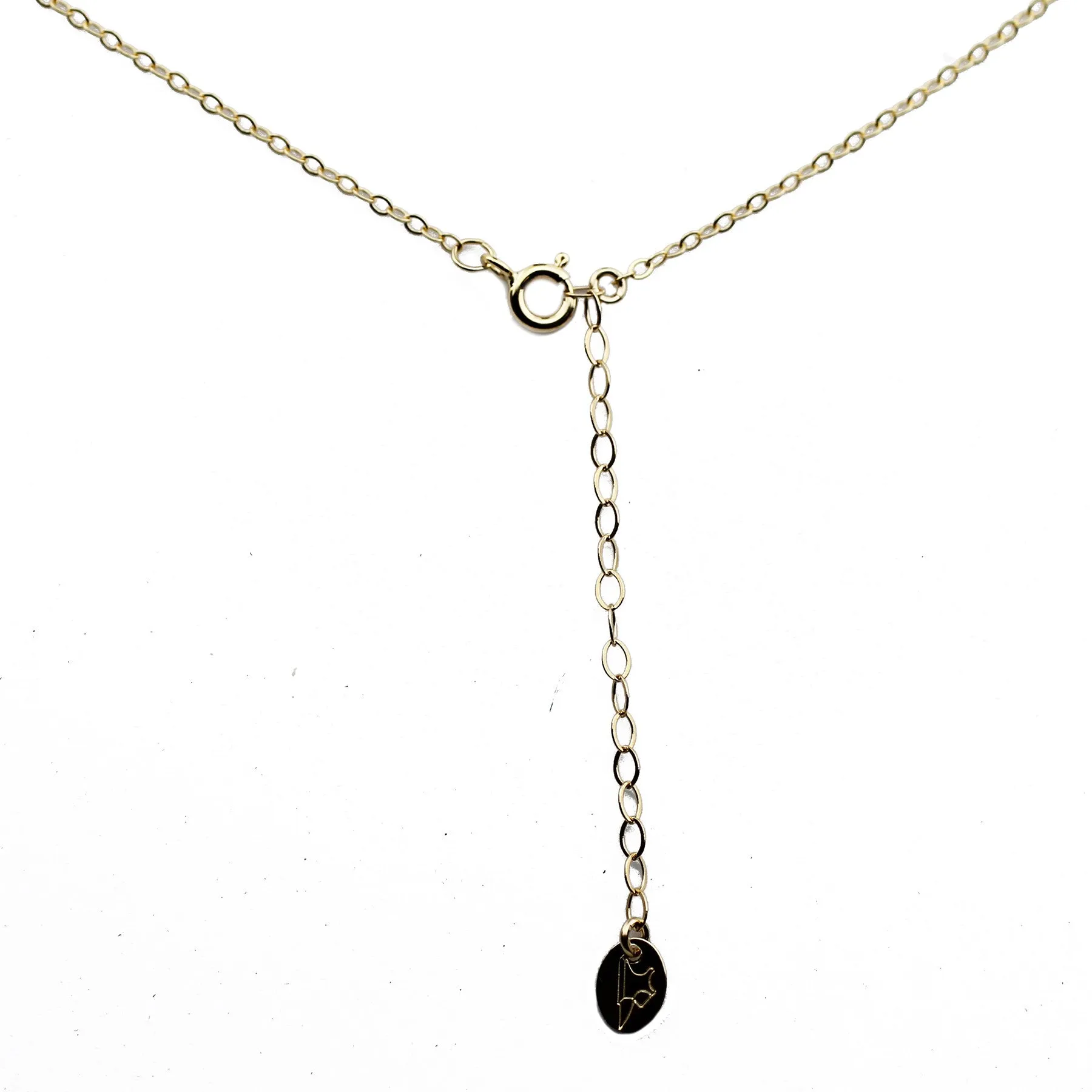 WHOLESALE- STONE BAR NECKLACE BLACK AGATE