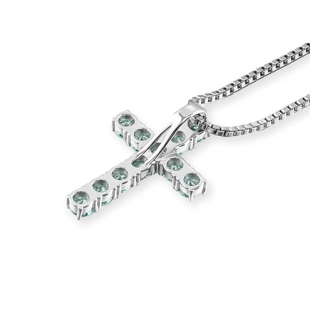 WIC | Square Cross Diamond Necklace