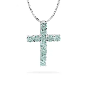 WIC | Square Cross Diamond Necklace