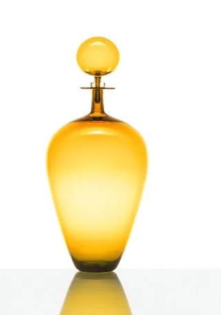 Wine Jug Large Decanter, Amber - Joe Cariati