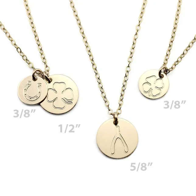 Wishbone Charm Necklace